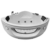 Wanny z hydromasażem - Wanna z hydromasażem narożna Turbo 140x140 cm MO-1001 - miniaturka - grafika 1