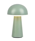 Lampy stojące - Trio Leuchten Lampa stołowa zielona z akumulatorem LED i 3-stopniowym dotykowym ściemniaczem IP44 - Daniel - miniaturka - grafika 1