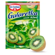 Dodatki do ciast w proszku - Dr. Oetker Galaretka o smaku kiwi 77 g - miniaturka - grafika 1