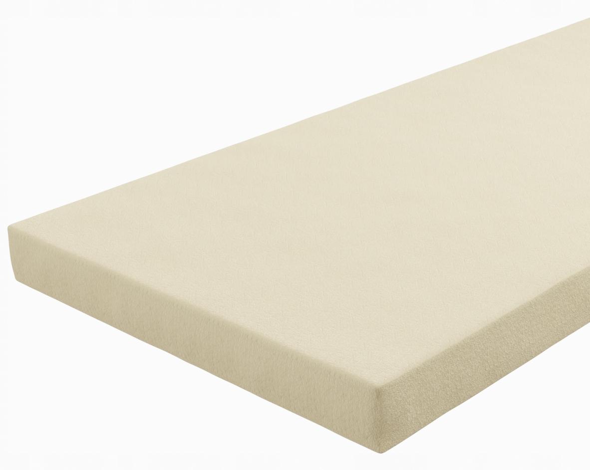 Prześcieradło Jersey Do Łóżeczka 160X80 Bawełna - Kremowy