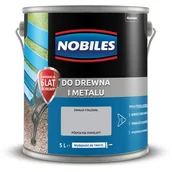 Emalie - Nobiles Farba ftalowa Do Drewna i Metalu Ftalonal Popielaty 5 l - miniaturka - grafika 1