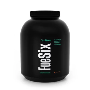 GymBeam Białko FueSix 2000 g truskawka - Odżywki białkowe - miniaturka - grafika 2