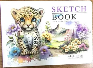 Szkicownik A5/24K gładki Gepard - Fresh - Szkolne artykuły papiernicze - miniaturka - grafika 1