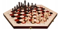 Gry planszowe - Szachy Heksagonalne Glińskiego/ szachy drewniane/ Producent Szachy Żurek - miniaturka - grafika 1