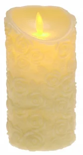 ŚWIECA LED Na Baterie 15cm Wkład Do ZNICZA Efekt PŁOMIENIA Świeczka 4374 - Lampiony i znicze - miniaturka - grafika 1