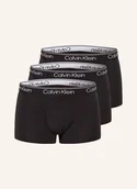 Majtki damskie - Calvin Klein Bokserki Microfiber Stretch, 3 Szt. schwarz - miniaturka - grafika 1