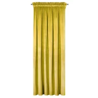 Zasłony - Eurofirany Zasłona welwetowa Rosa na taśmie 140x270 Musztardowa ex-z-rosa-muszt-140x270-t - miniaturka - grafika 1