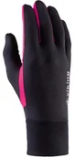 Rękawiczki - Viking, Rękawiczki do biegania damskie, Viking Runway Multifunction czarno-różowe 140-18-2740-46, rozmiar 6 - miniaturka - grafika 1