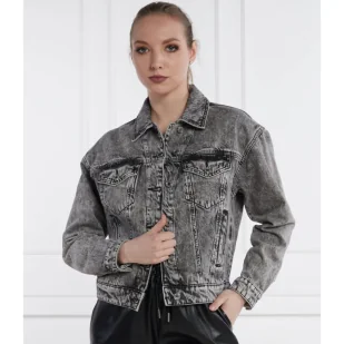 GUESS Kurtka jeansowa | Regular Fit - Kurtki damskie - miniaturka - grafika 1