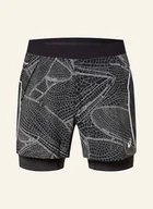 Spodenki damskie - Asics Szorty Do Biegania 2 W 1 Limited Series Lite-Show schwarz - miniaturka - grafika 1