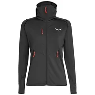 Kurtki i kamizelki sportowe damskie - Kurtka damska Salewa Agner Hybrid Pl/Dst W Fz Hdy Rozmiar: XL / Kolor: czarny - miniaturka - grafika 1