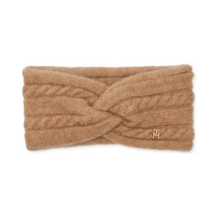 Tommy Hilfiger Opaska z dodatkiem wełny - Czapki damskie - miniaturka - grafika 1