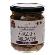 Zdrowa żywność - Biorganica NUOVA (włoskie przekąski) KARCZOCHY GRILLOWANE W OLEJU BIO 190 g - BI - miniaturka - grafika 1