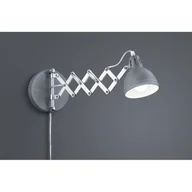 Lampy ścienne - Trio RL Scissor R20321078 kinkiet lampa ścienna 1x28W E14 betonowy - miniaturka - grafika 1