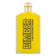 Domowy wyrób alkoholu - BUTELKA BRANDY Z NAPISEM BIMBER Z NAJLEPSZEGO ŹRÓDŁA - miniaturka - grafika 1