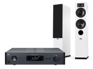 Zestawy stereo - NAD C 389 (czarny) + Tesi 5 (biały) - miniaturka - grafika 1