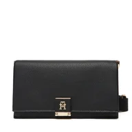 Torebki damskie - Torebka Tommy Hilfiger Th Her Mini Crossover AW0AW17949 Czarny - miniaturka - grafika 1