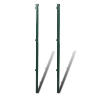 vidaXL Supki ogrodzeniowe 2szt 200cm - Akcesoria do ogrodzeń - miniaturka - grafika 1