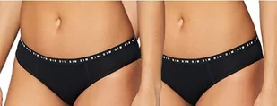 Dim Figi menstruacyjne Bawełna Organiczny Strumień Obfity Dim Protect Kobiety x2, czarny, 38/40 - Majtki damskie - miniaturka - grafika 1