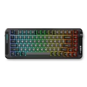 Klawiatury - MCHOSE X75 (Black) - Bezprzewodowa gaming klawiatura 75% RGB (US English - ANSI) - miniaturka - grafika 1