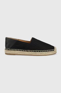 Espadryle męskie - Emporio Armani espadryle kolor czarny - grafika 1