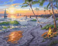 Malowanie po numerach - Twoje Hobby Malowanie po numerach - Wypoczynek.. 40x50cm - miniaturka - grafika 1