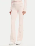Spodnie sportowe damskie - Guess Spodnie dresowe V5RB15 KCD02 Różowy Regular Fit - miniaturka - grafika 1