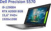 Laptopy - DELL Precision 5570 i9-12900H 32GB 512GB SSD 15,6" FHD+ 1920x1200 RTX A2000 8GB Win11Pro - miniaturka - grafika 1