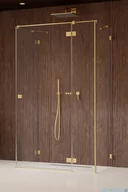 Kabiny prysznicowe - Radaway Essenza Pro Brushed Gold Kdj+S kabina 80x80x80cm prawa szczotkowane złoto 10097380-99-01R/10098080-01-01/10098080-01-01 - miniaturka - grafika 1