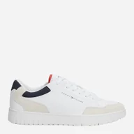 Sneakersy męskie - Sneakersy męskie skórzane Tommy Hilfiger - miniaturka - grafika 1