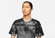 Koszulki męskie - Nike Ny Vs Ny Tee Black - miniaturka - grafika 1