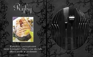 Książki kucharskie - Ryby + sztućce - miniaturka - grafika 1