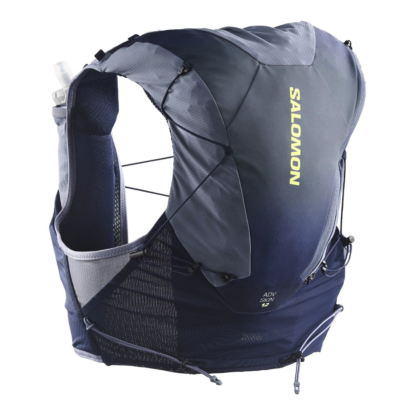 Kamizelka do biegania Salomon ADV Skin 12 Gradient Set Maritime Blue/Grisaille/Sunny Lime