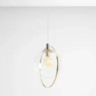Lampy sufitowe - Aldex Aura D30 lampa wisząca 1-punktowa złota/transparent 1065G30 - miniaturka - grafika 1