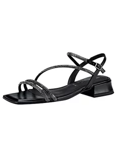 Tamaris Sandały damskie 1-1-28130-20, Black METALLIC, 40 EU, black metallic, 40 EU - Sandały damskie - miniaturka - grafika 1