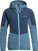 Kurtki damskie - Vaude Damska kurtka polarowa z kapturem Vaude Yaras dark sea 36 - miniaturka - grafika 1