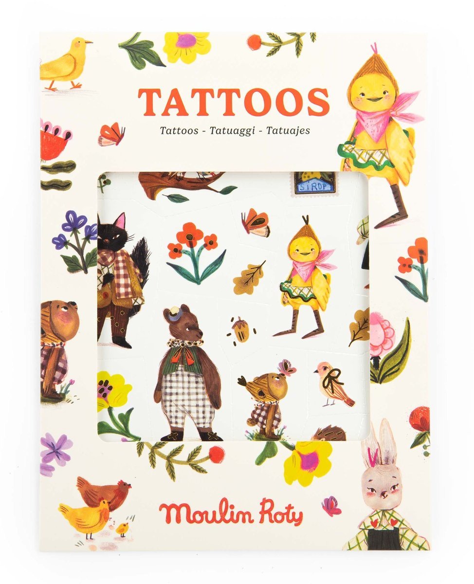 Moulin Roty Tatuaże LES MINOUCHKAS