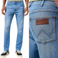 Spodnie męskie - Wrangler LARSTON Reflections EPIC SOFT spodnie jeansowe na lato W31 L32 - miniaturka - grafika 1