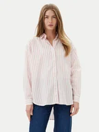 Koszule damskie - Pepe Jeans Koszula Artemisa PL304975 Różowy Loose Fit - miniaturka - grafika 1