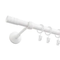 Karnisze - Karnisz pojedynczy Vito I 160 cm 19 mm biały mat GO/ON! - miniaturka - grafika 1