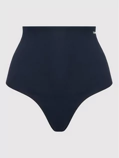 Stroje kąpielowe - Tommy Hilfiger Curve Dół od bikini UW0UW03367 Granatowy - grafika 1