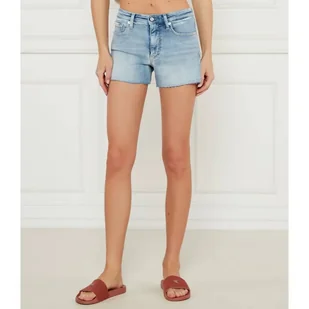 Calvin Klein Jeans Jeansowe szorty Regular Fit mid rise - Spodnie sportowe damskie - miniaturka - grafika 1