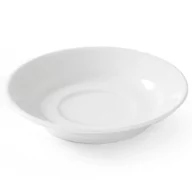 Filiżanki - Hendi Spodek do filiżanki do kawy i herbaty OPTIMA biała porcelana śr 115mm zestaw 12szt 770979 1005392 - miniaturka - grafika 1