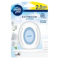 Odświeżacze powietrza - Ambi Pur Bathroom 2in1 Cotton Flower nieelektryczn - miniaturka - grafika 1