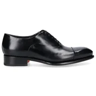 Półbuty damskie - Santoni Buty biznesowe Oxford 12621 skóra cielęca - miniaturka - grafika 1