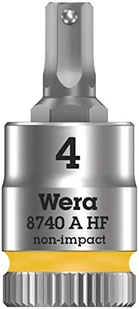 Wera 05003333001Wera 8740 A HF 4mmx28 Socket 1404955 - Akcesoria do elektronarzędzi - miniaturka - grafika 1