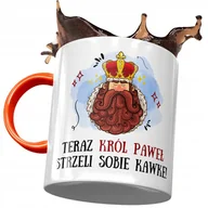 Kubki - Kubek Pomarańczowy Dla Pawła Kolegi Męża Prezent z Nadrukiem ze Zdjęciem + Opakowanie na prezent (wzór 04) - miniaturka - grafika 1