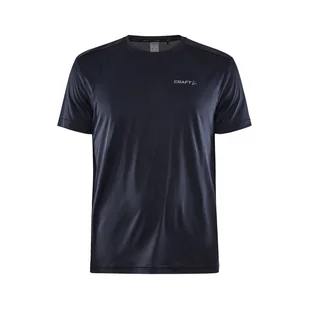 Męska Koszulka z krótkim rękawem CRAFT CORE ESSENCE SS TEE M 1912451-999000 – Czarny - Koszulki męskie - miniaturka - grafika 1