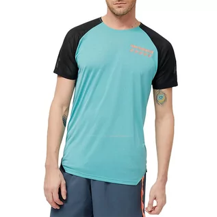 Koszulki sportowe męskie - Koszulka New Balance MT31241FAD - niebieska - grafika 1
