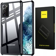 Etui i futerały do telefonów - Etui Pancerne Spacecae Beetle Przezroczyste Plecki Case Pokrowiec Obudowa Galaxy Note 20 Czarny - miniaturka - grafika 1